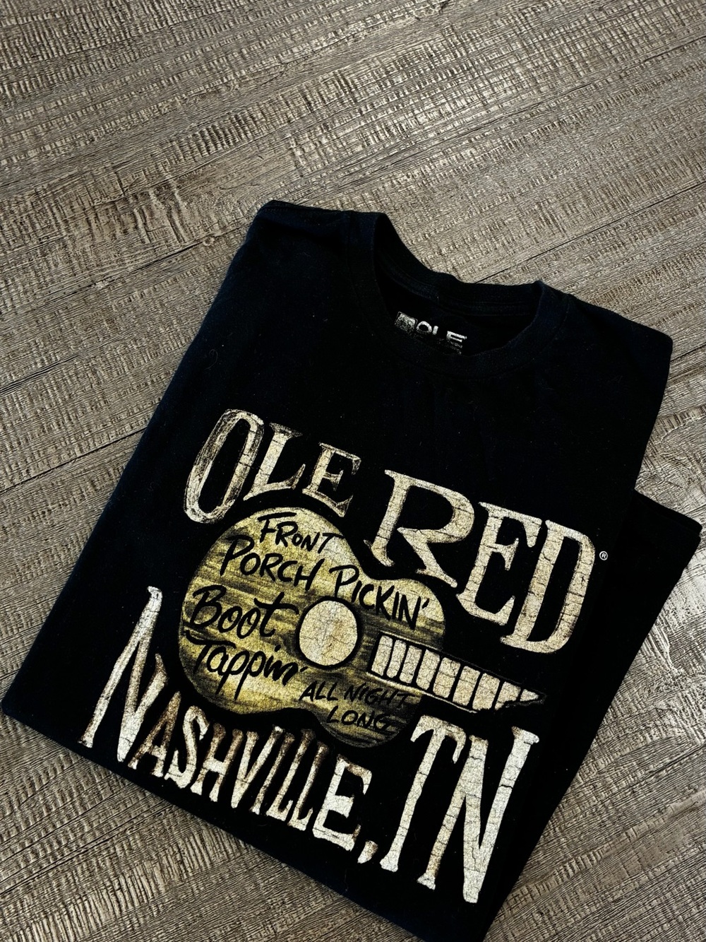 Nashville TN Black Graphic Tee